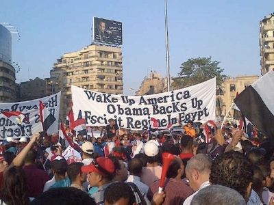 Vu sur la place Tahrir