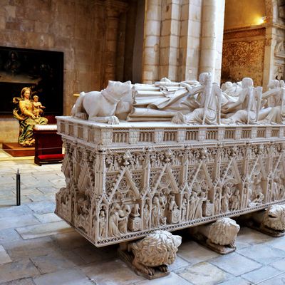 Tombeau du roi Pierre, Eglise du monastère d'Alcobaça (Portugal)