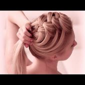 Tresse cascade criss cross ❤ Tuto coiffure facile à faire soi même