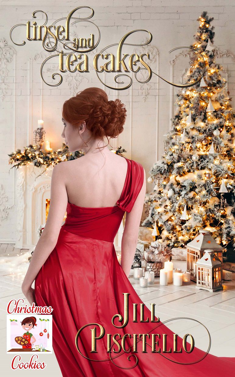 Romance author Jill Piscitello, her novella Tinsel and Tea Cakes, and