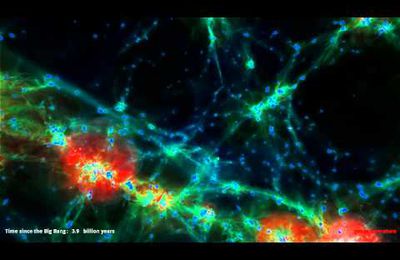 Les scientifiques réalisent la 1ere modélisation réaliste de l’évolution de l’univers depuis le big bang !