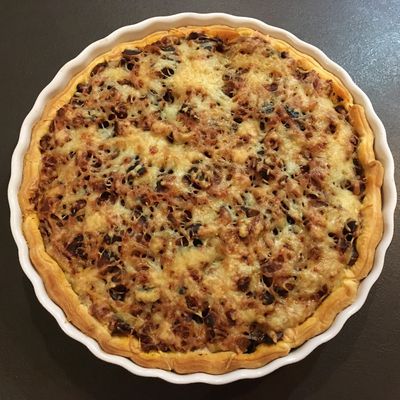 Tarte d'aubergine au thon