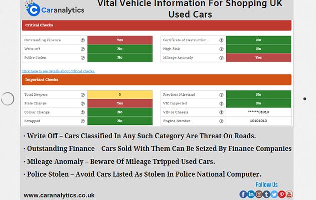 Things That Are Vital In Vehicle Information UK reports In Used Car Reports.