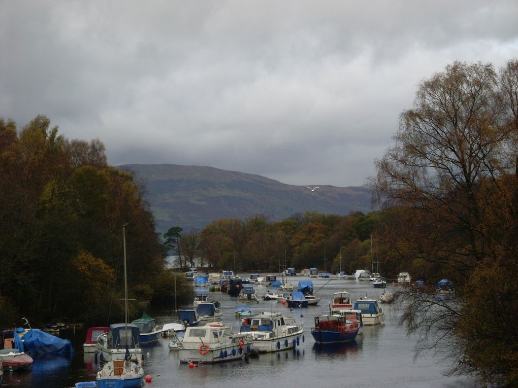 Le loch Lomond est situé à environ 50 km au nord de Glasgow et est considéré comme "la porte des Highlands". Quelques photos également de lu château et de la marina de Balloch situé sur le loch Lomond.