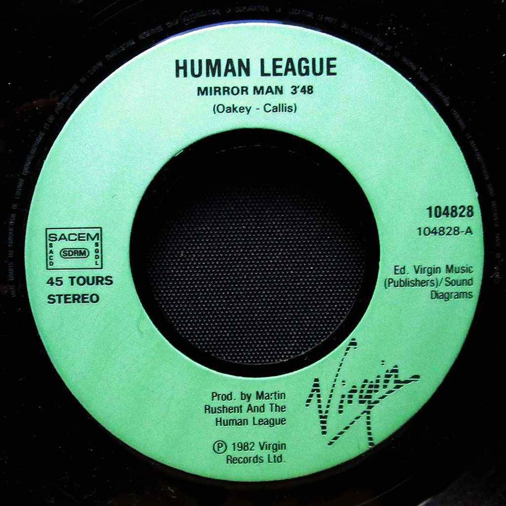 The Human league - mirror man / you remind me of gold - 1982