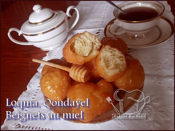 Loqma, Qondayel == Beignets au miel= défi Recette autour d'un ingrédients #107