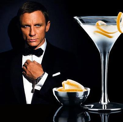 Vodka martini james bond