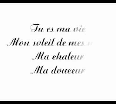 l'amour pour mon pere