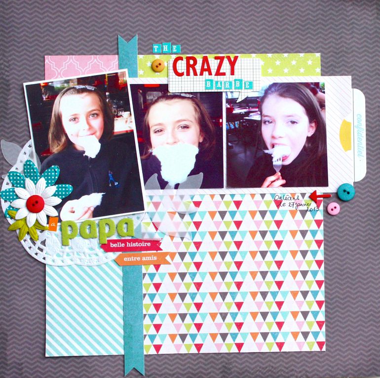 projets de scrap réalisés par Isalilou pour la Marque Swirlcards