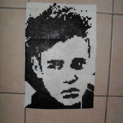 Perles Hama: Justin Bieber