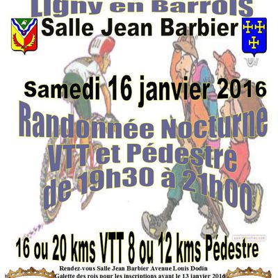 La Rando des Rois 2 (en nocturne VTT et pédestre) 16/01/16