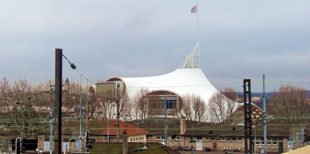 La Gare de Metz et son environnement entre Noël et Nouvel An 2009-2010.