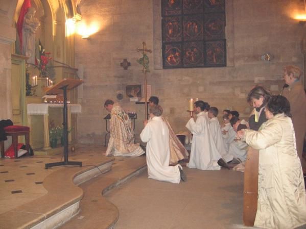 Un moment fort de la Semaine Sainte de cette année 2008, en mémoire de la Cène de NSJC