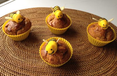 Cupcakes abeilles