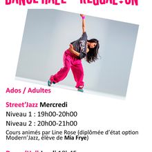 Street'Jazz - Dance'Hall - Raggaeton Cours à Blois 41 ADA