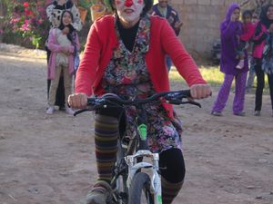 « Cyclo-Clown » dans la vallée du Draa (Maroc) du 6 au 16 Avril 2019