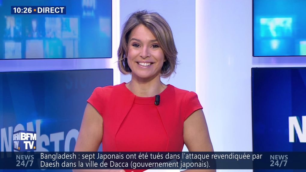 STEPHANIE DE MURU pour NON-STOP le 2016 07 03 sur BFM TV