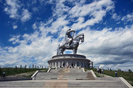 La statue de Genghis Khan, la plus grande statue équestre au monde, Mongolie