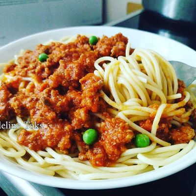 Des Spaghettis à la Bolognaise 