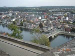 from Lustin to Namur