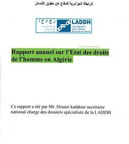 Rapport annuel sur l’Etat des droits de l’homme en Algérie en 2016  ( 01 partie )