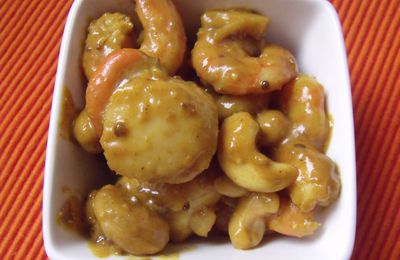 curry noix de st jacques-crevettes