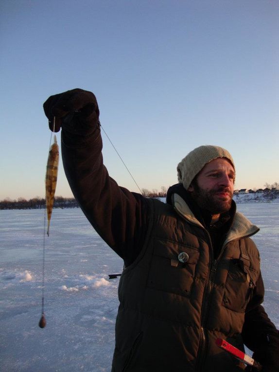 Album - Pêche au trou sur le St Laurent, Dorion