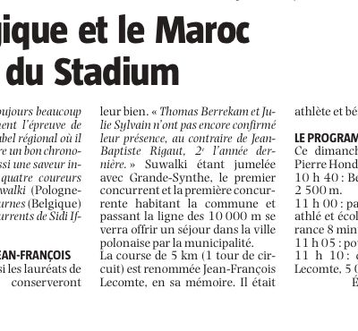 Les Foulées du Stadium