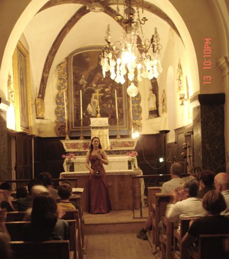 concerts et académie baroque en aout 2009