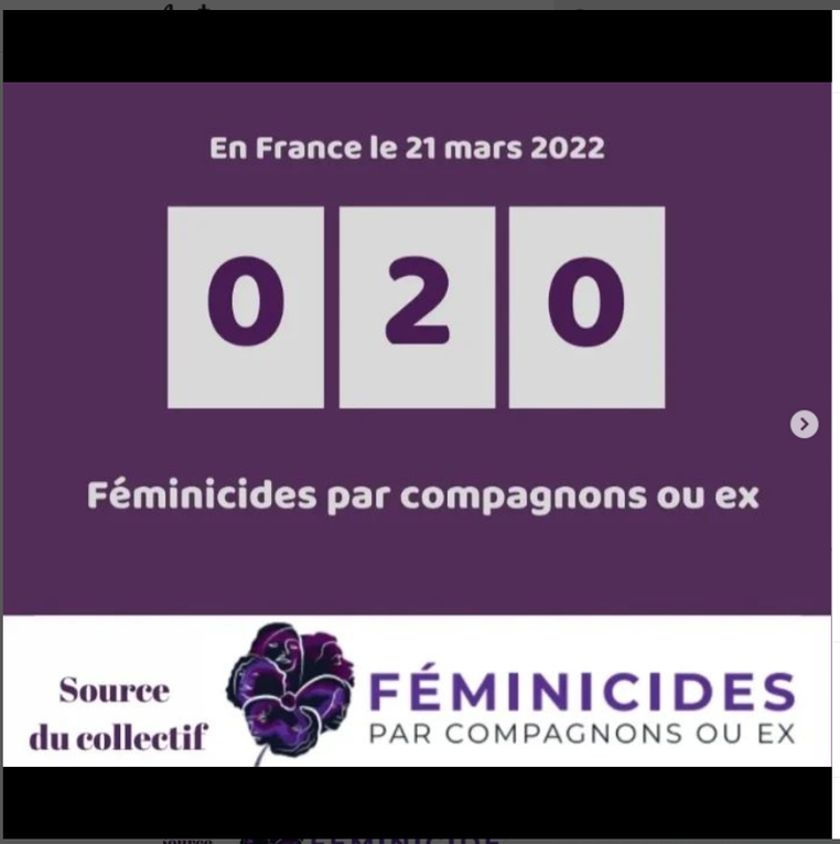 54  EME  FEMINICIDES DEPUIS LE DEBUT  DE L ANNEE 2022 