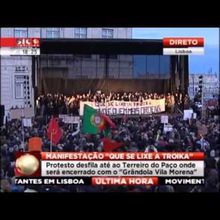 Lisbonne le 2 mars 2013 : "Grandola villa morena" contre la troïka et l'austérité