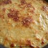 gratin de topinambours (blancs et violets)