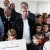 zidane la remise du permis-piéton à l'ecole à chantilly