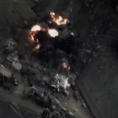 VIDEO. Les premières images des frappes russes en Syrie