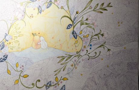 Le lapin et la poire