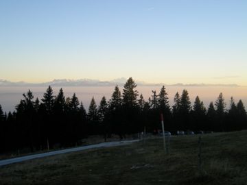 Des paysages d'automne magnifiques et une vue des Alpes imprenable