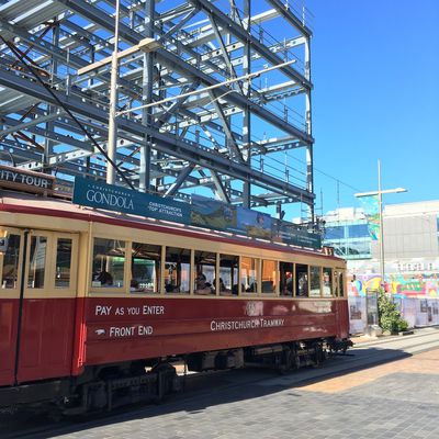 Promenade dans le centre de Christchurch ~ Voyage en famille en Nouvelle Zélande