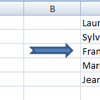 Inverser une liste de données avec les commandes INDEX & LIGNE