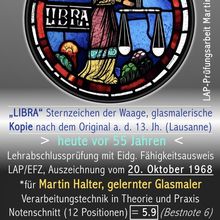 Glasmalerei Bern - Halter glasmalkunst.ch gegründet 1916 in Bern