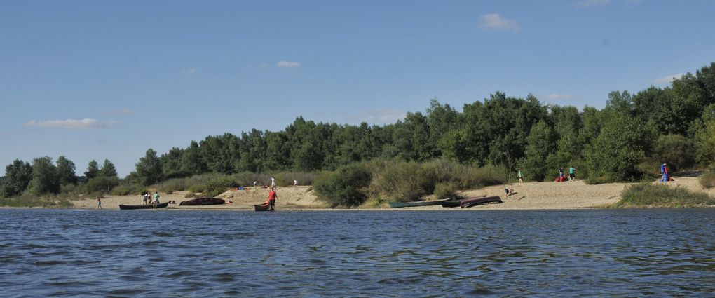 Léodos et Léonidas, 2 kayaks Léo sur la Loire de Pouilly sous Charlieu à Gien, du 1er au 11 août