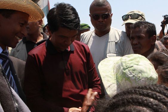 Vendredi 12 octobre 2012. Le Président Andry Rajoelina : première visite dans la Région Itasy (Soavinandriana, Analavory, Ampefy).