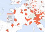 Les disparités socio spatiales de l'UE, travail sur géoclip