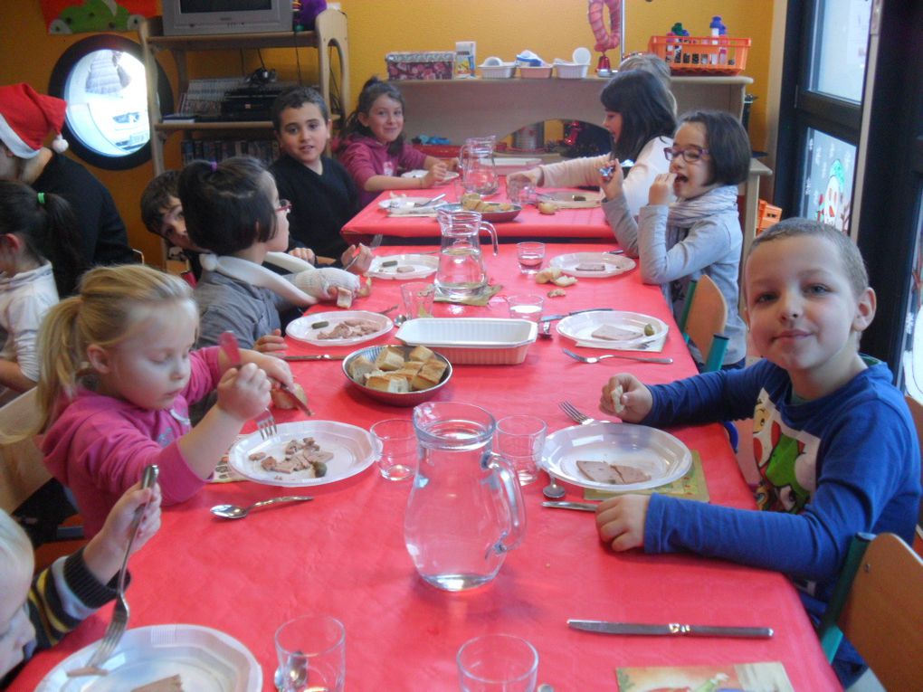 Repas et gouter de noel 2016