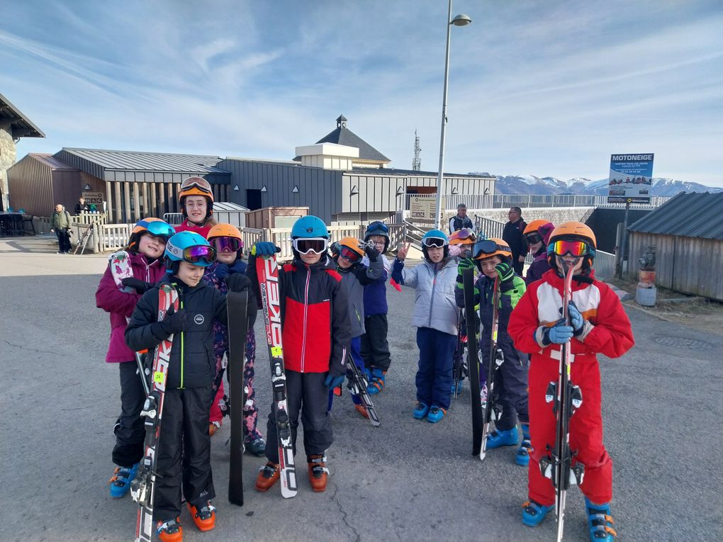 Premières descentes de Ski