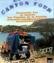 Le 2cv Canyon Tour 2007 - 23 et 24 Juin