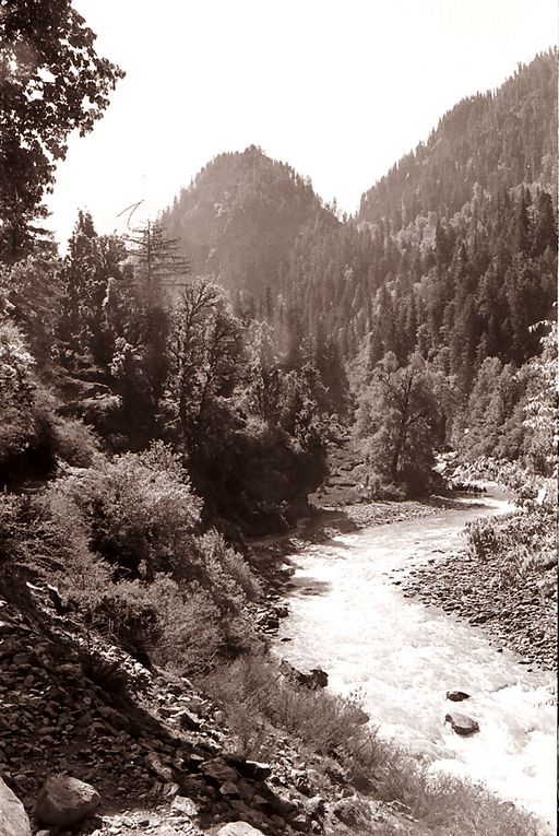 Pulga, notre village fétiche.
Dans la vallée de Parvati.
passer par Manikaran.
A l'époque un seul moyen d'y aller : à pied.
Le sentier : magnifique !!!