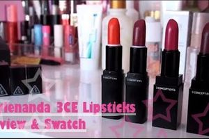 Stylenanda 3CE Lipsticks Review and Swatches