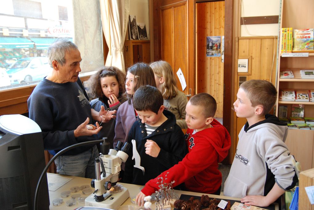 Activités artistiques à la maison de la réserve ce mardi pour un groupe de CM1.
Les enfants choisissaient un gabarit en bois représentant un animal de la faune local, puis  le peignaient au plus proche de la réalité.