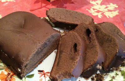 Cake au chocolat dans ma machine à pain