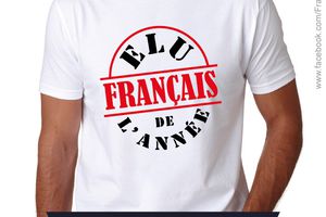 T-shirt: France - Humour - Élu Français de l'année.